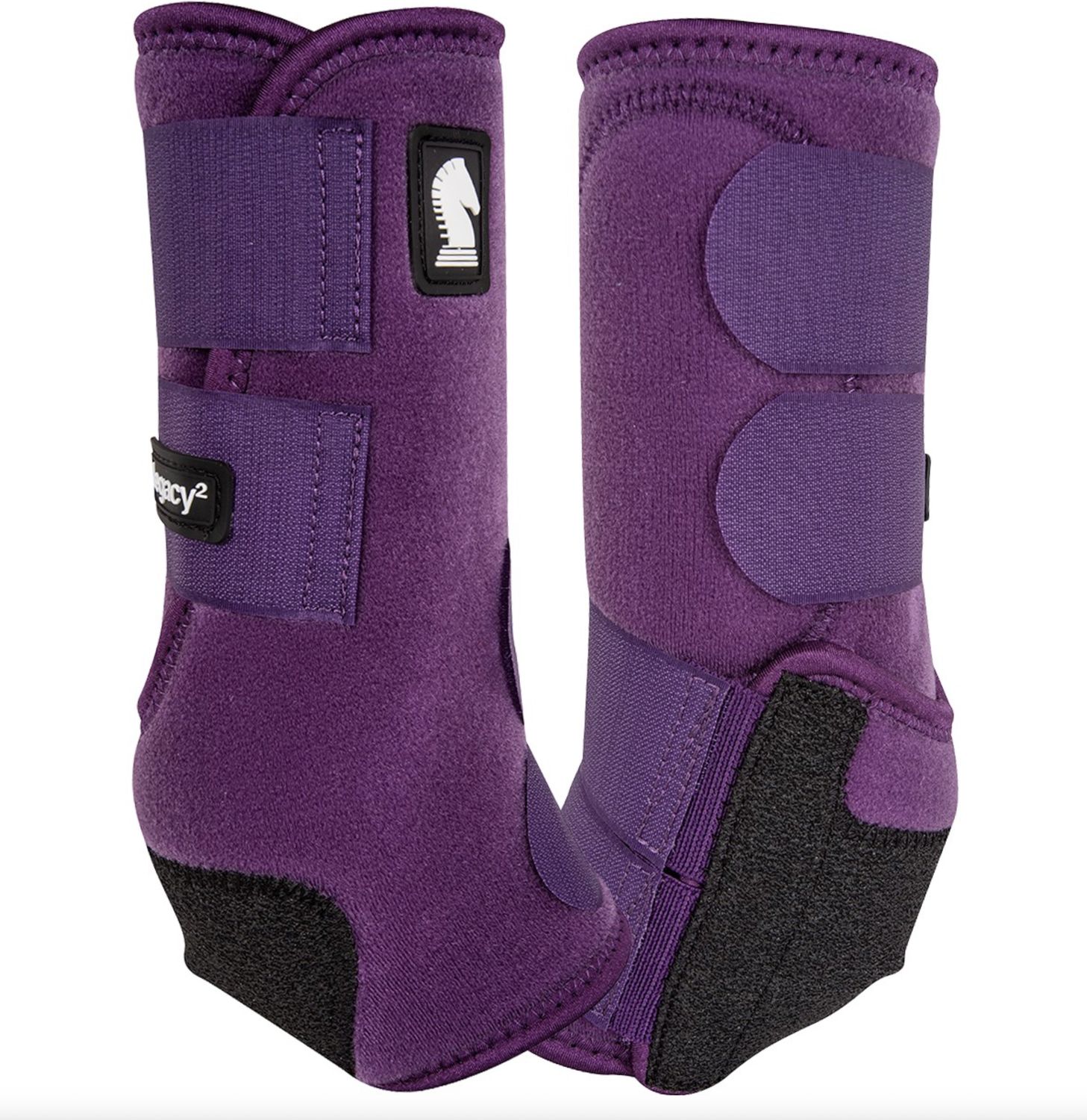Classic Equine Legacy2 Hind Support Boots Classic Equine Legacy2 Hind Support Boots, name: Hind Eggplant M