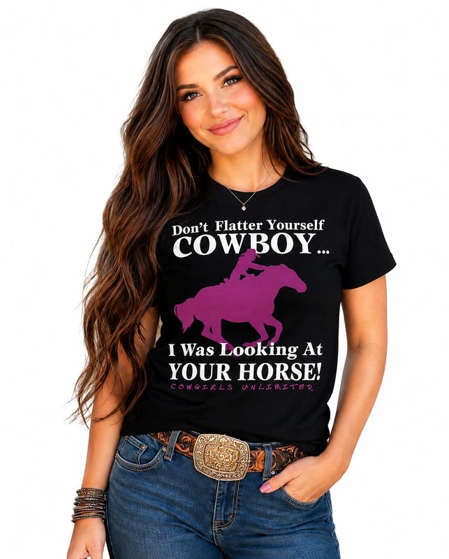 Moss Bros. Graphic T-Shirt Don't Flatter  CG-1147