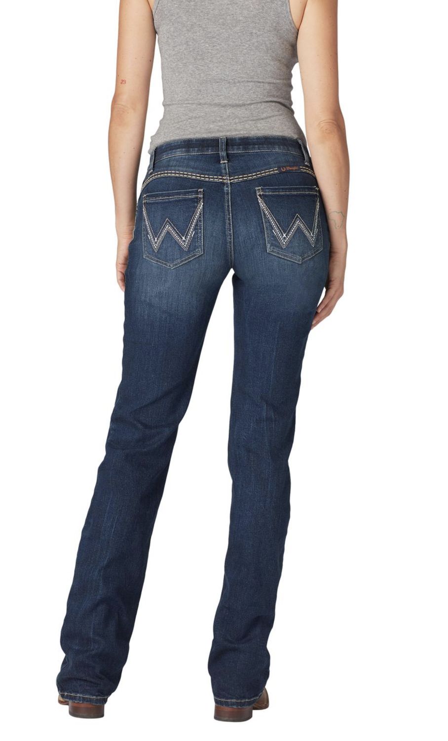 Wrangler The Ultimate Riding® Bootcut Jean - Shiloh- Low Rise 112321436, Womens Jeans Option 2: 1/32