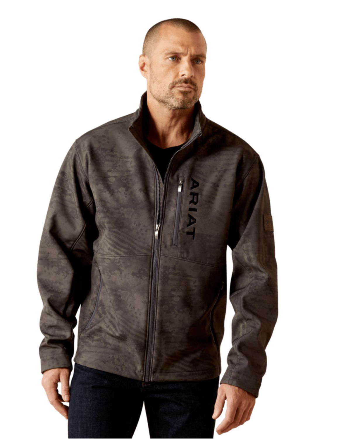 Ariat Patriot Flag Softshell Jacket 10062592, Men's Coats: S