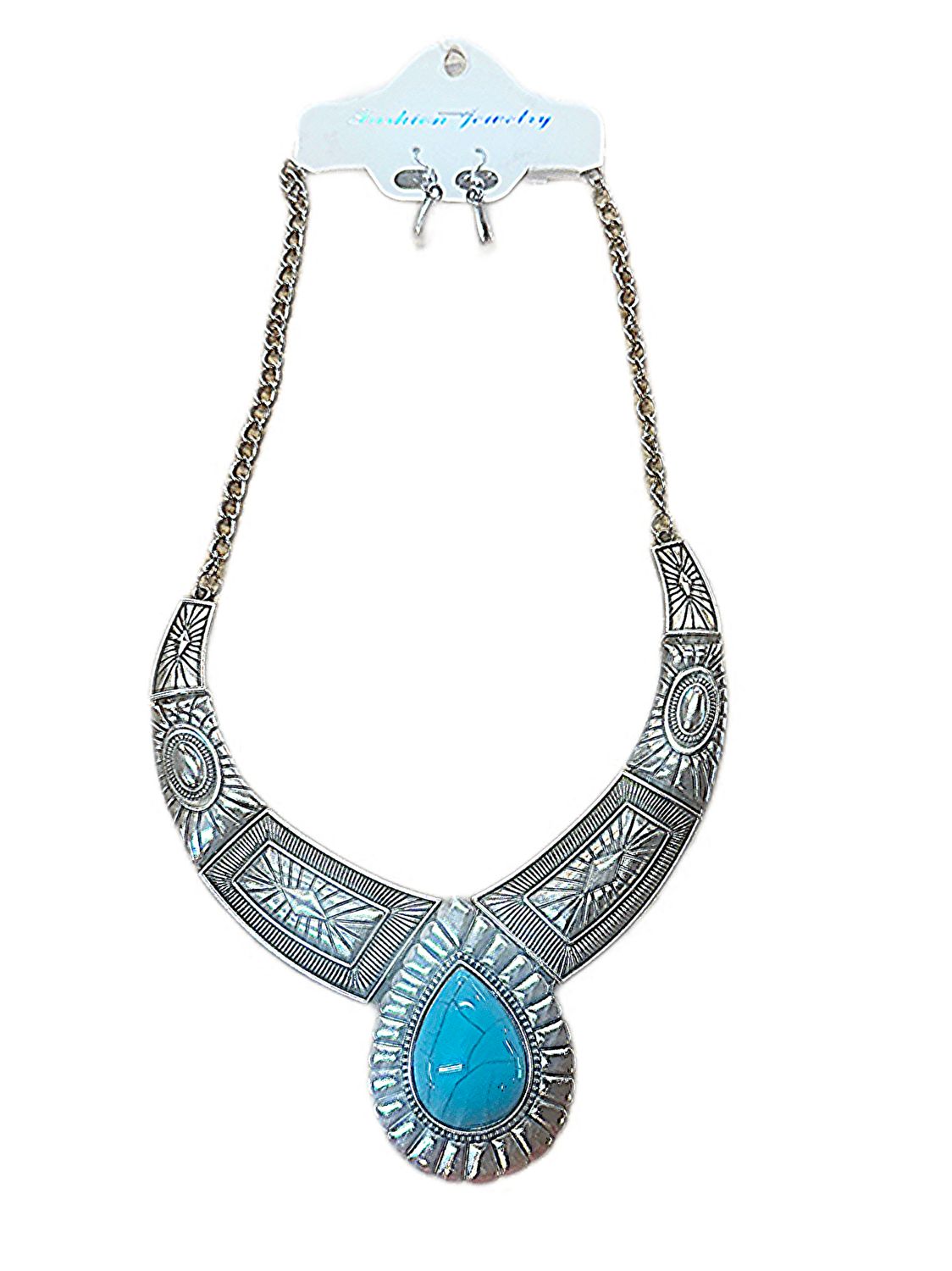 M&F Necklace W/Turquoise