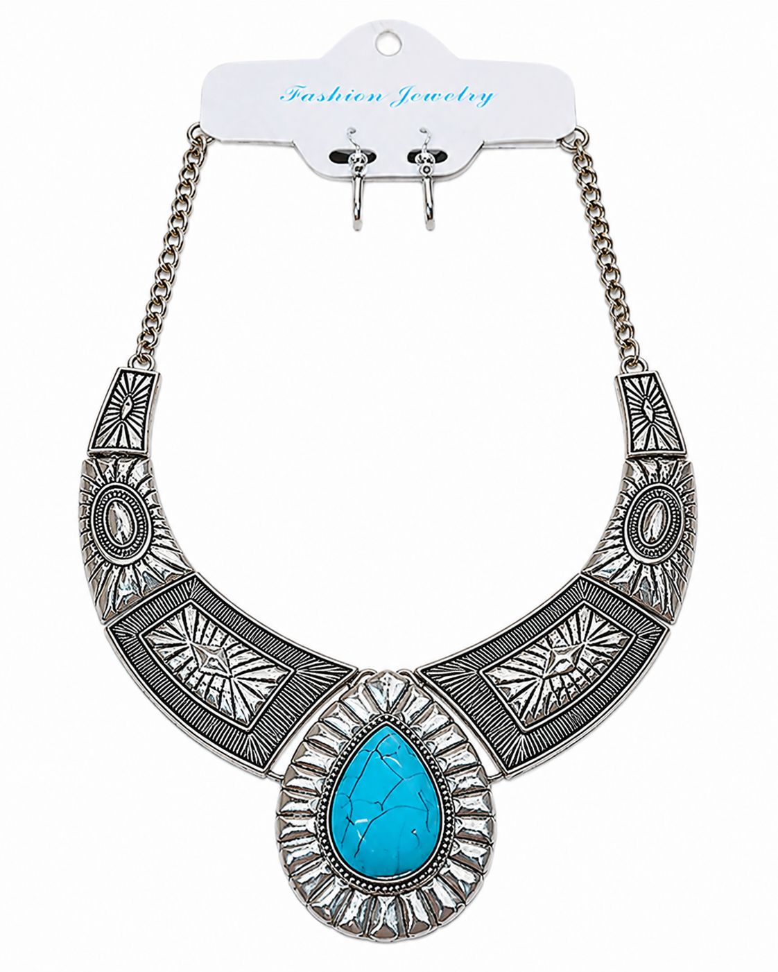 M&F Necklace W/Turquoise