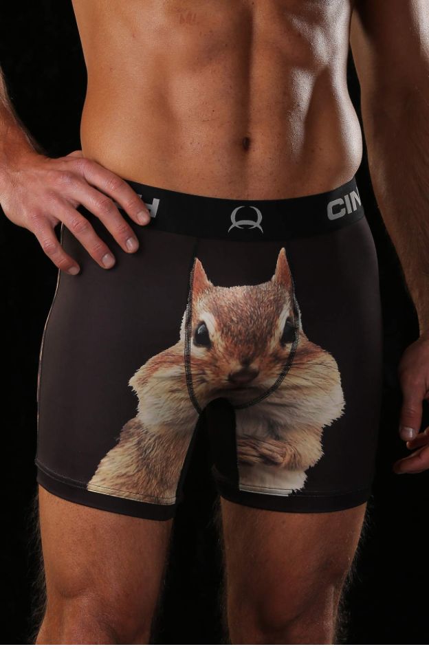 Cinch 'Benny' The Squirrel Boxer Brief MXY6009001 MUL, Boxers: Small