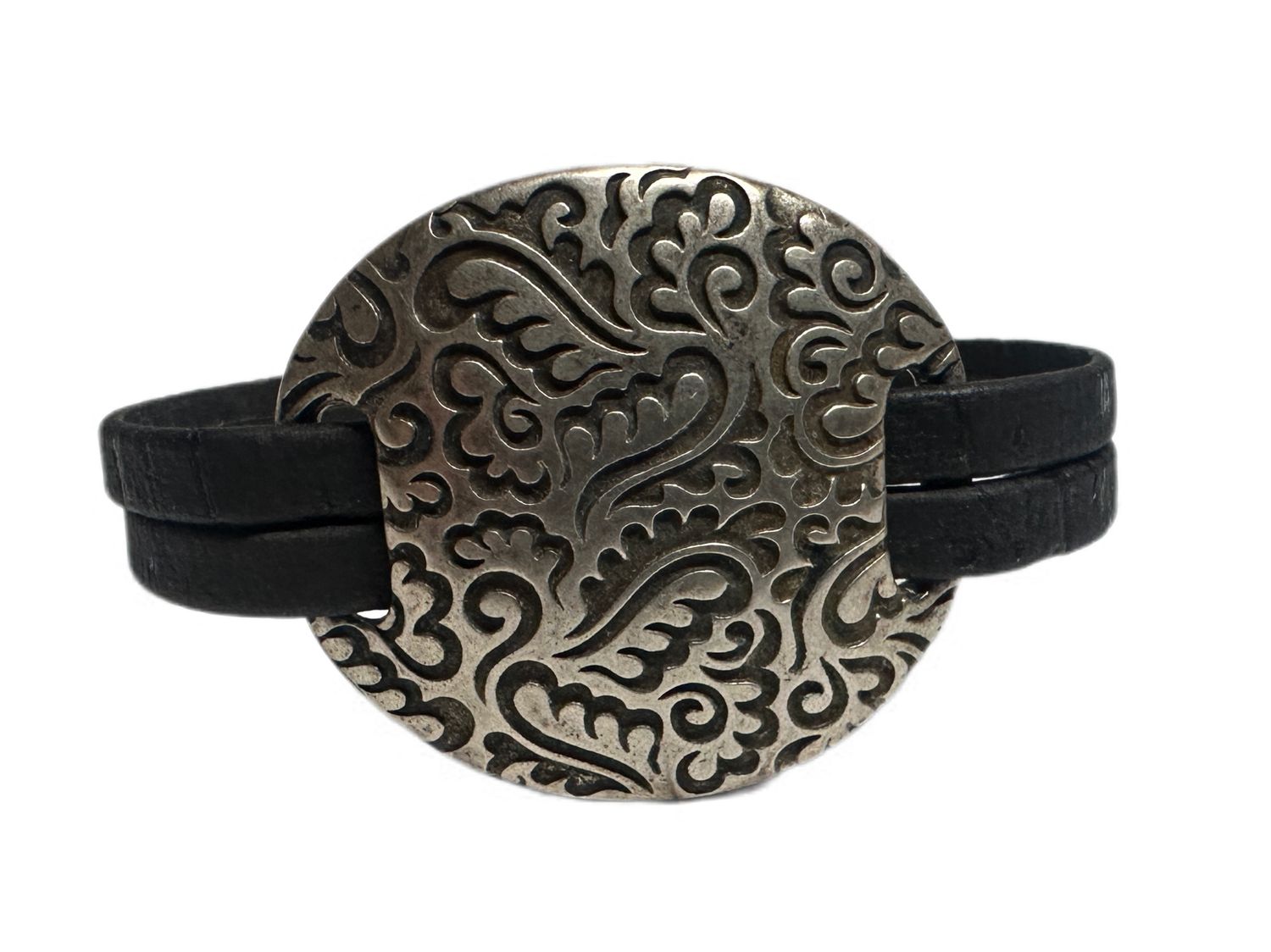 Handmade Leather Magnetic Bracelet