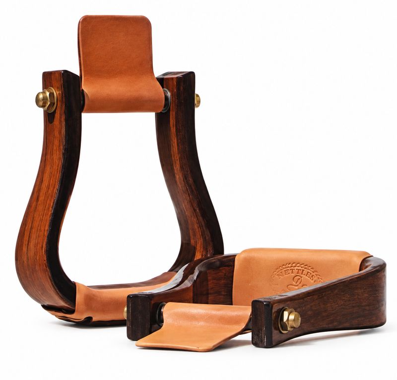 Nettles Premier Flatbottom Stirrup Cherry  2"