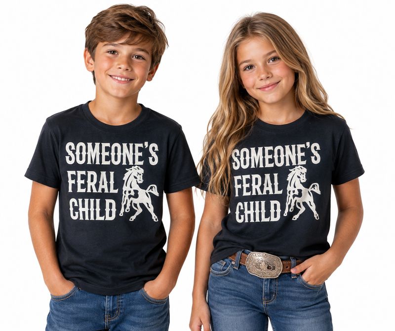 Moss Bros. Graphic T-Shirt Kids Feral