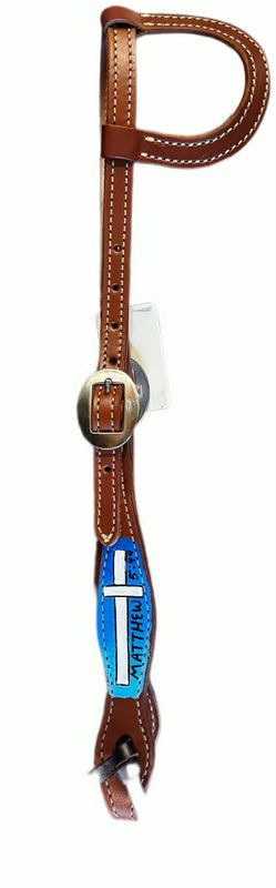 Wyoming Saddle Company One Ear W/ Painted Cross & Verse