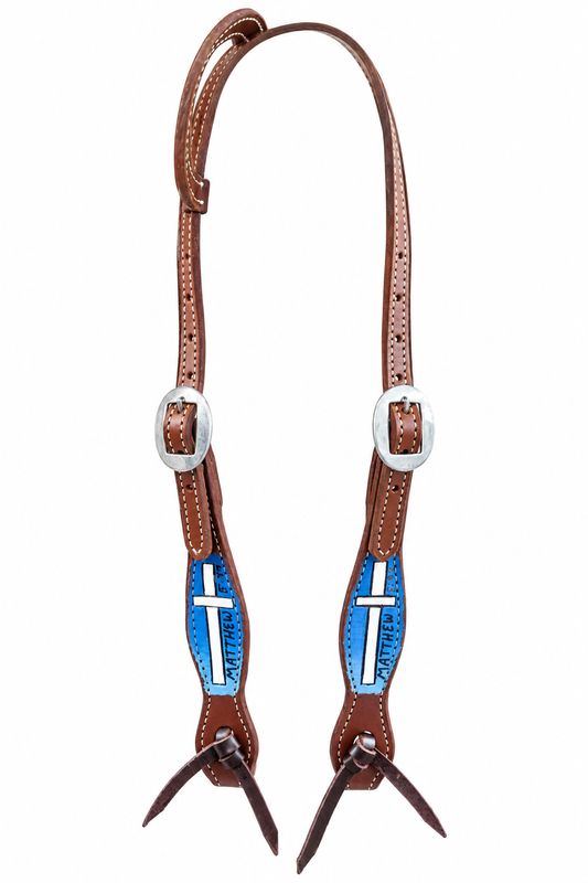 Wyoming Saddle Company One Ear W/ Painted Cross & Verse