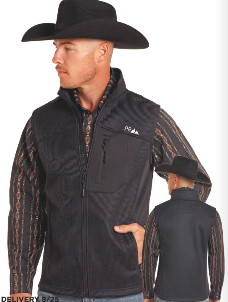 Panhandle Mens Knit Vest DM98C04081, XS-5X: XS