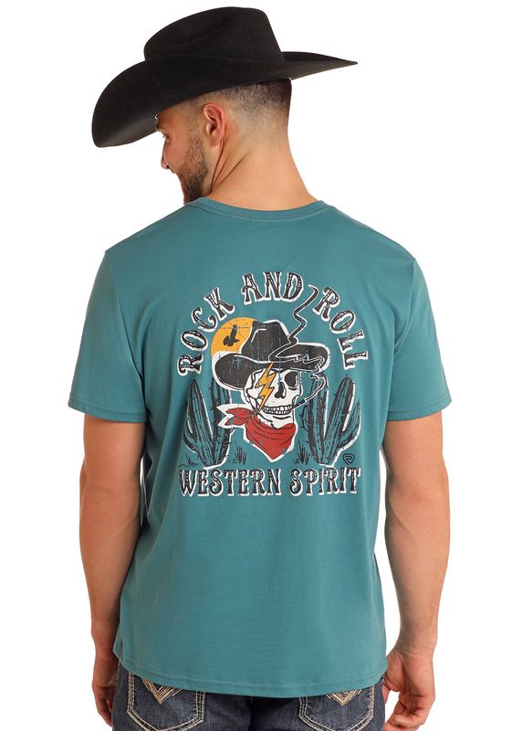Rock & Roll Graphic Skull