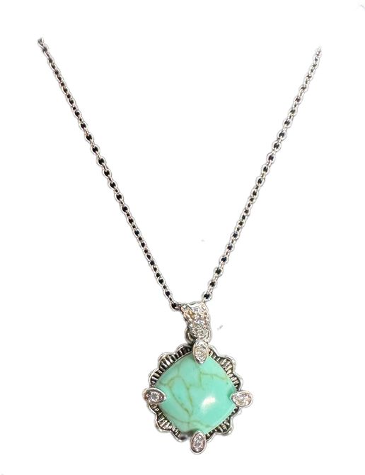 Montana Silver Cornerstone Turquoise Necklace NC5531
