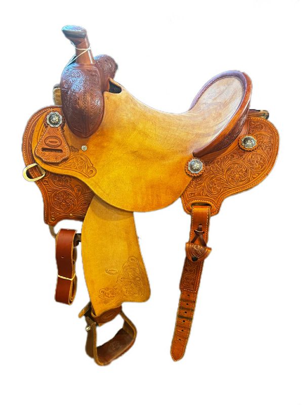 Used Wyoming Saddle Elite Barrel Saddle Consignment