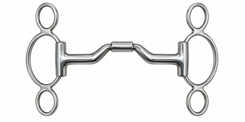 METALAB Ported Barrel Continental Gag Bit