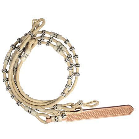 Professional S Choice 3PRR Rawhide Romal Rein Natural/Black N/A