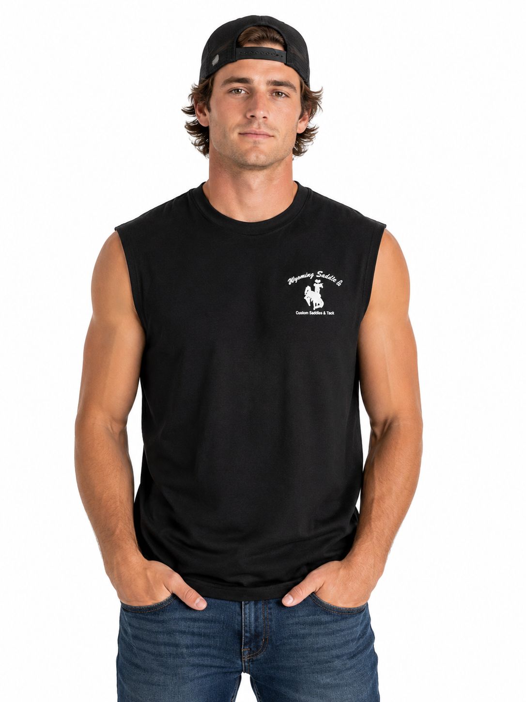 Wyoming Saddle Company Mens Tank Tops Wyoming Saddle Company Mens Tank Tops, XS-5X: XS