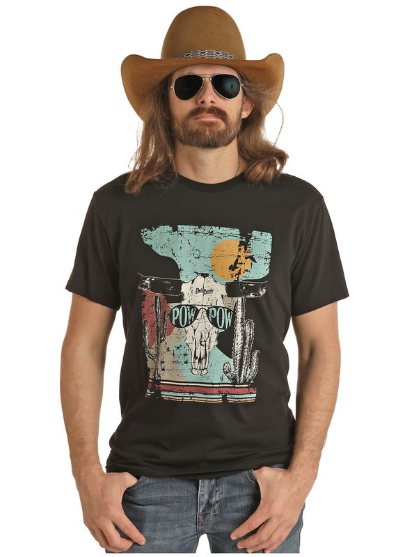 Rock & Roll Mens  Dale Brisby T-Shirt RRUT21R069
