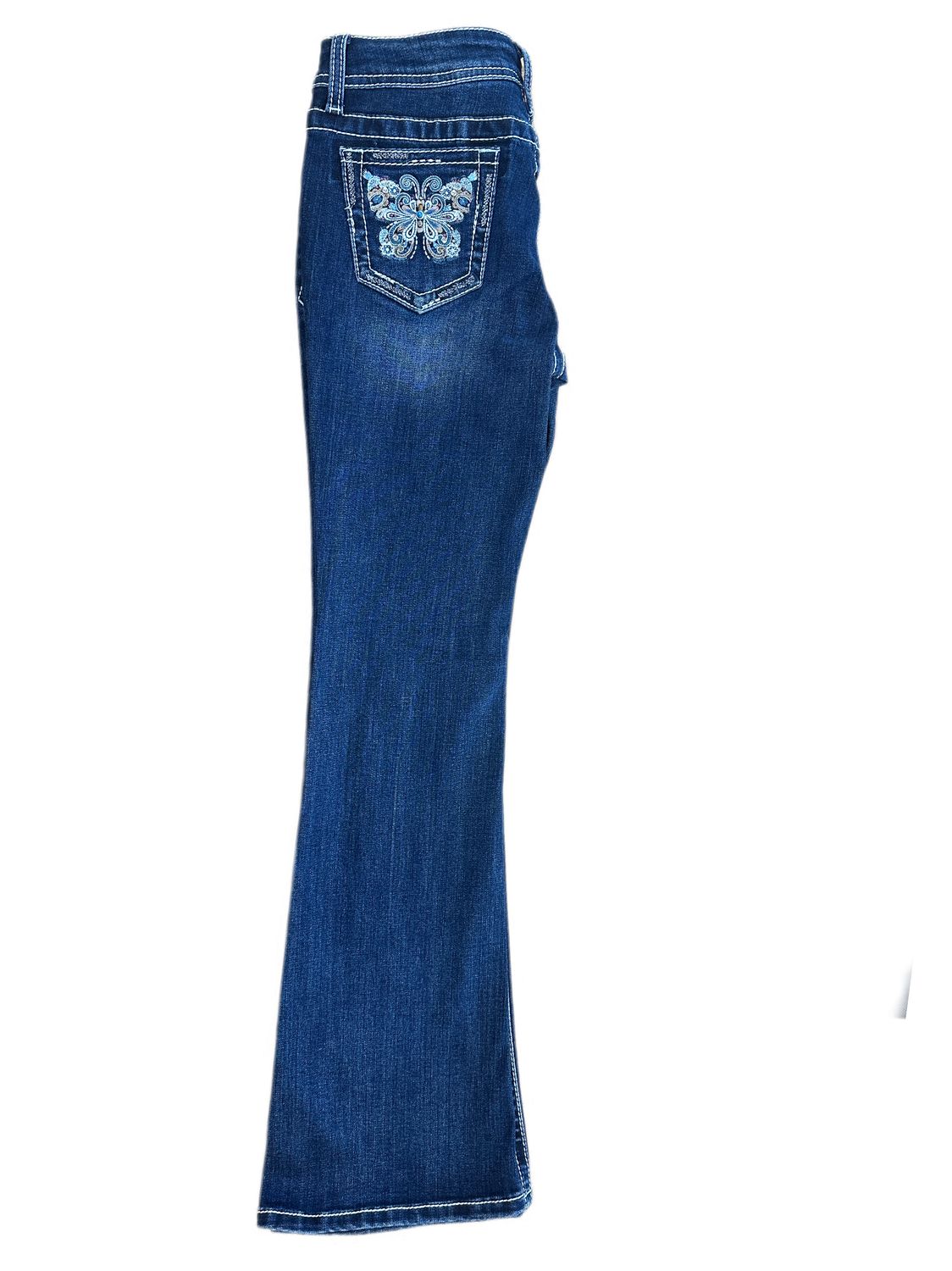 Grace In LA Girls Jean #GB51830NF, Kids Jeans: 7