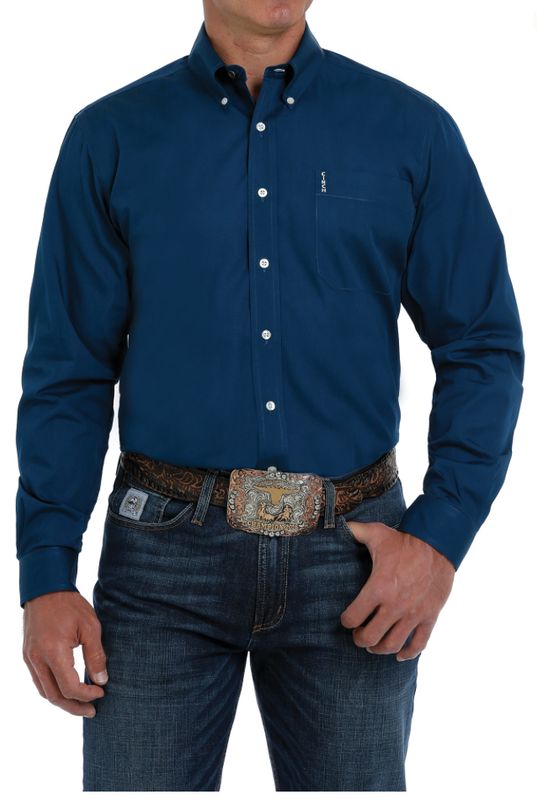 Cinch Modern Fit Blue Button-Down MTW1347021