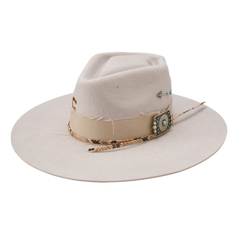 Charlie 1 Horse Spear Point Silverbelly Fashion Hat CWSPPO-034071S0