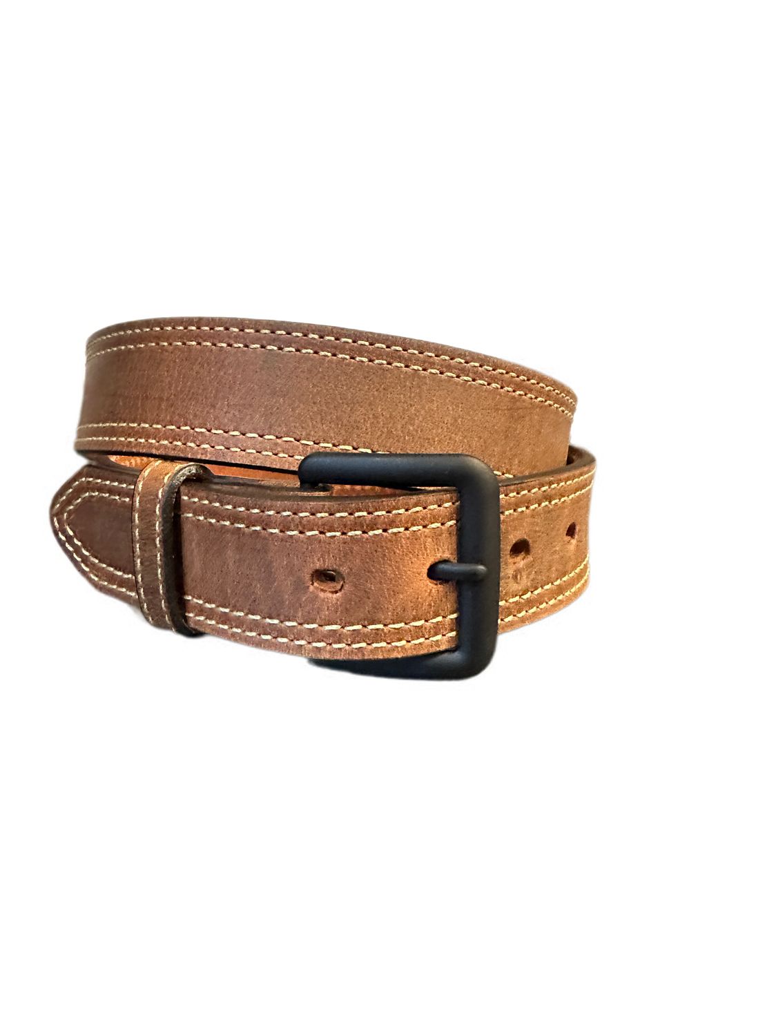Heritage Crazyhorse Stitched Belts 2102, Belts Adult: 30