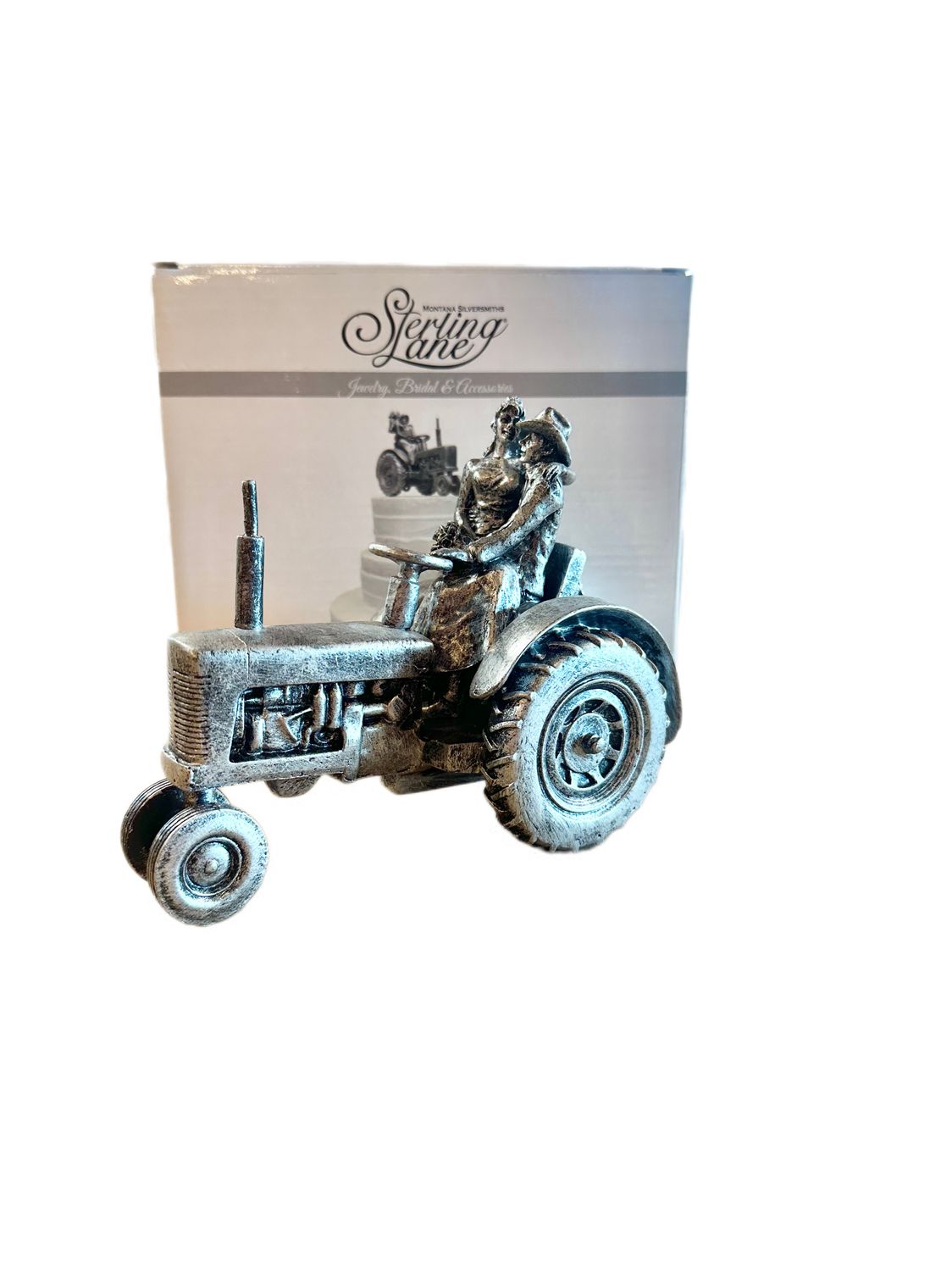Montana Silver Cake Topper Just Hitched