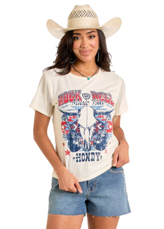 Rock & Roll Chain Graphic Tee BW21T06444