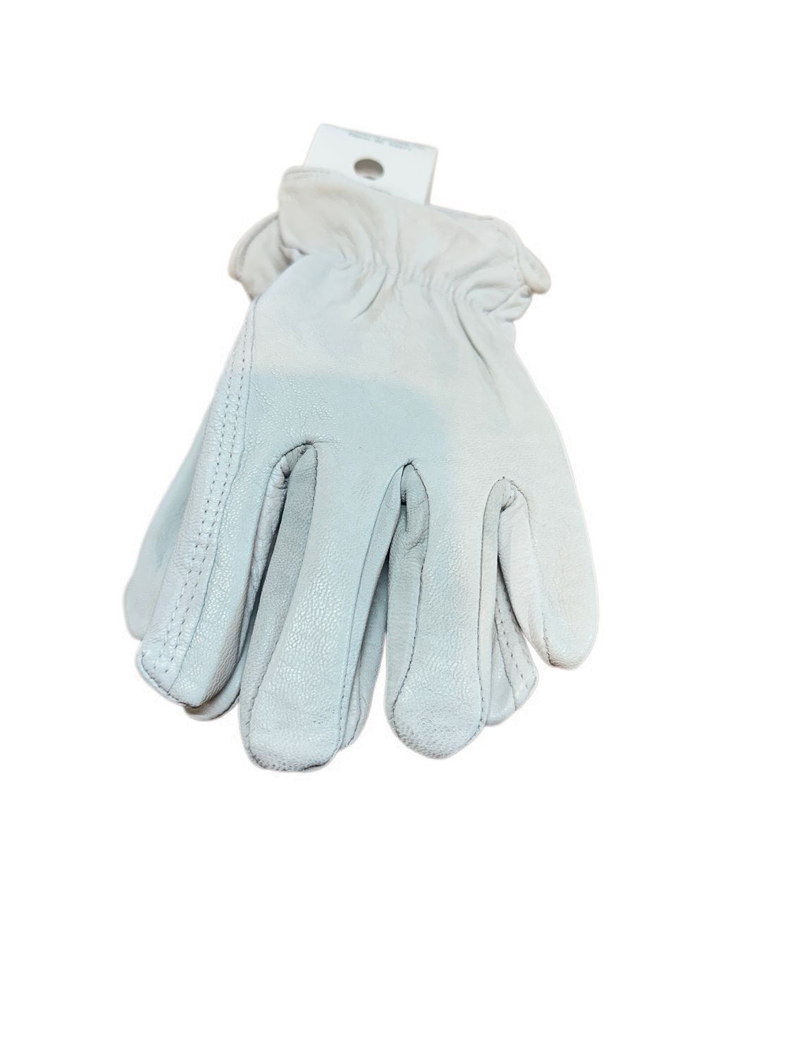 White Goat Skin Gloves, Gloves: S