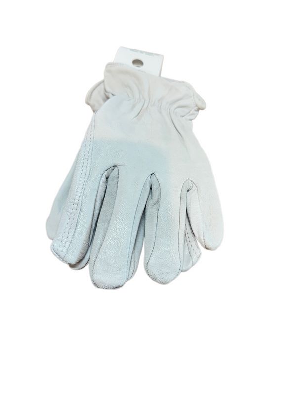 White Goat Skin Gloves