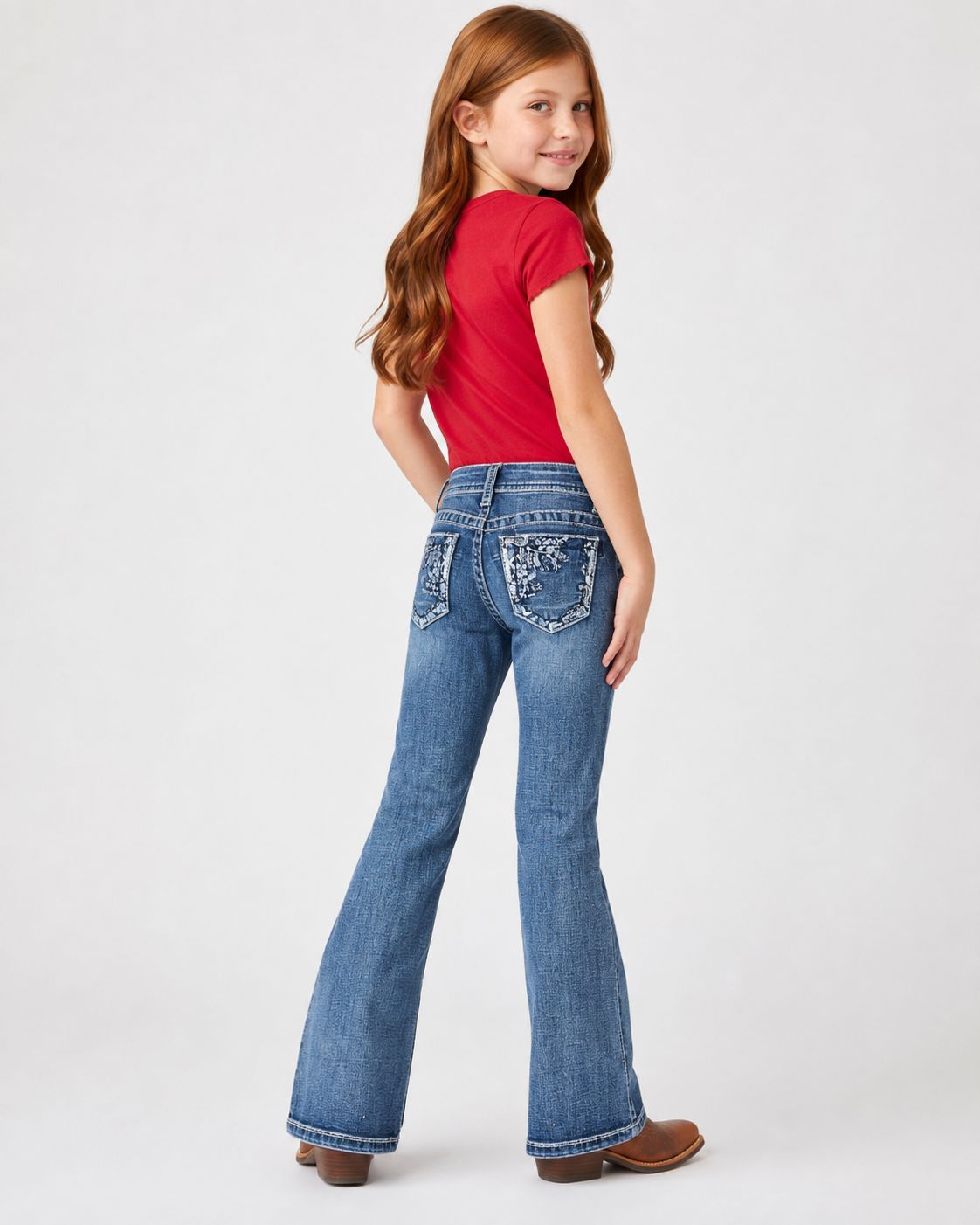Grace In LA Girls Jeans GBS465, Kids Jeans: 7