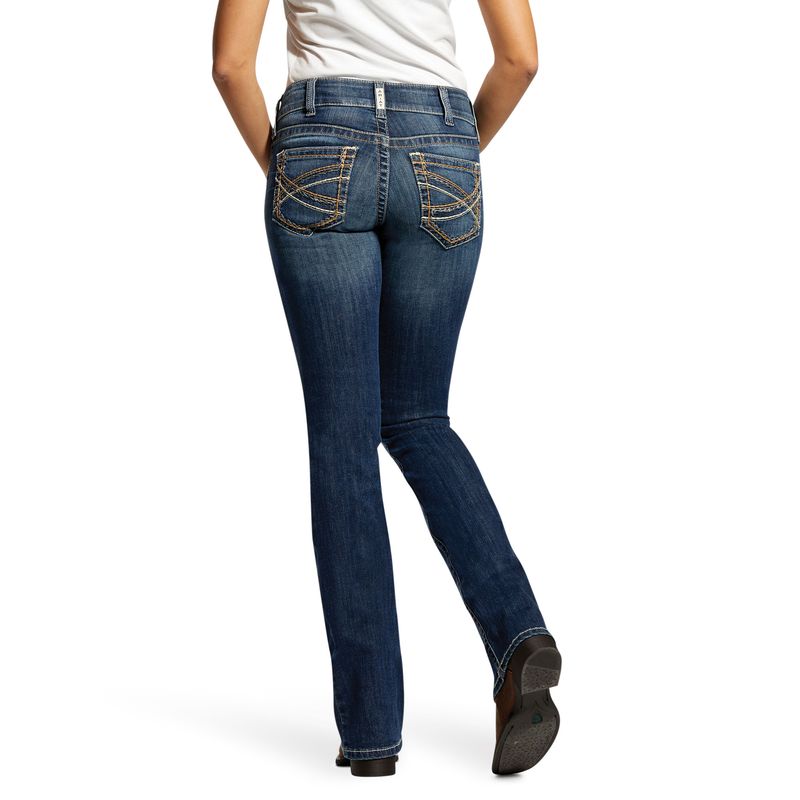 Ariat R.E.A.L. Mid Rise Stretch Entwined Festival Boot Cut Jean 10025286