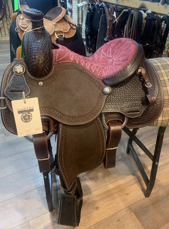 Martin Joe Beaver Calf Roper Saddle  13.5 QHB