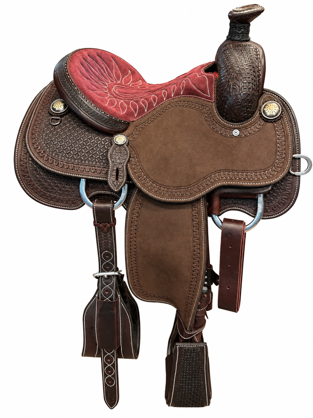 Martin Joe Beaver Calf Roper Saddle 13.5 QHB