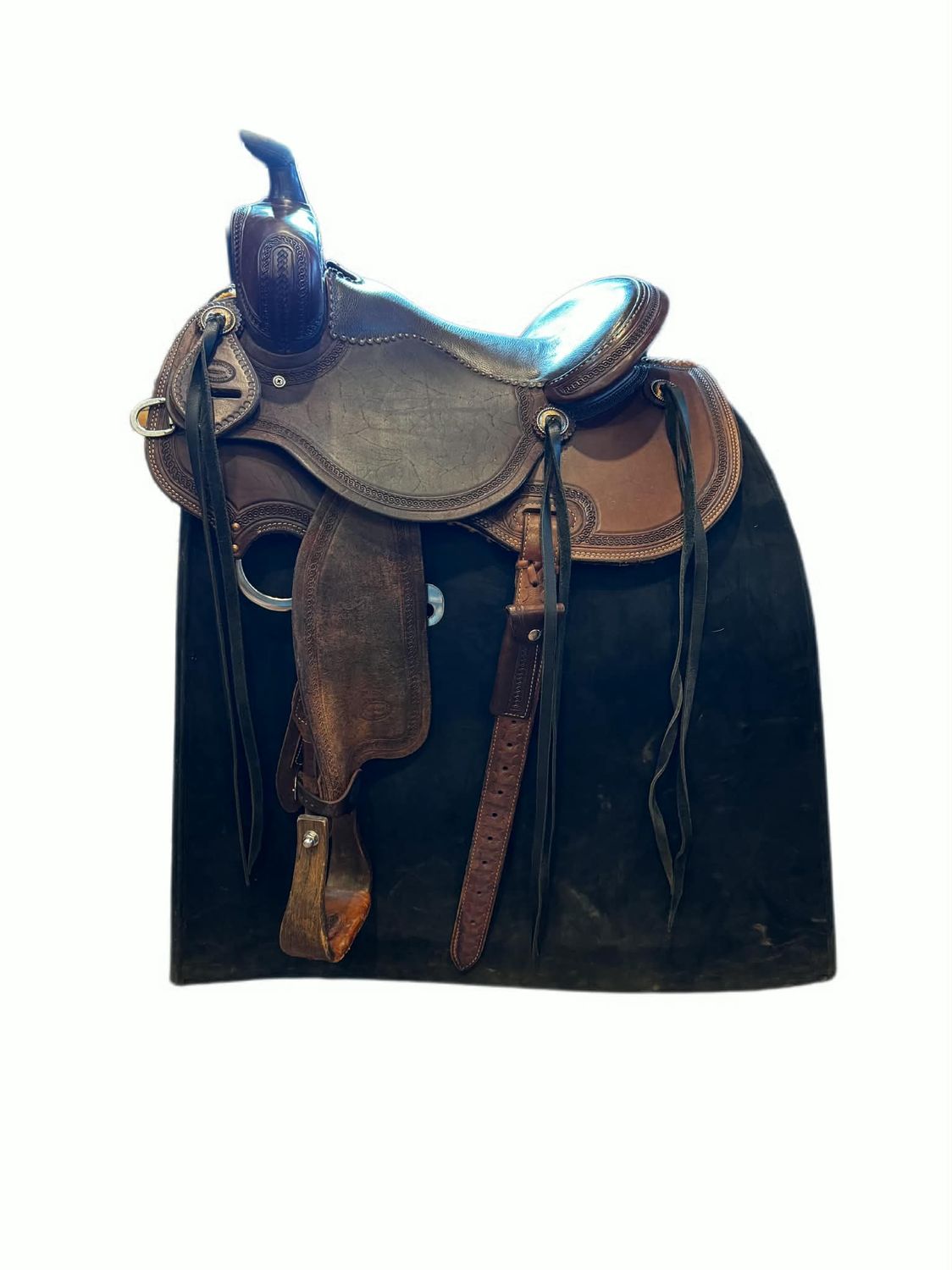 Used Wyoming Saddle Company Custom BW Trail/Reiner Consignment