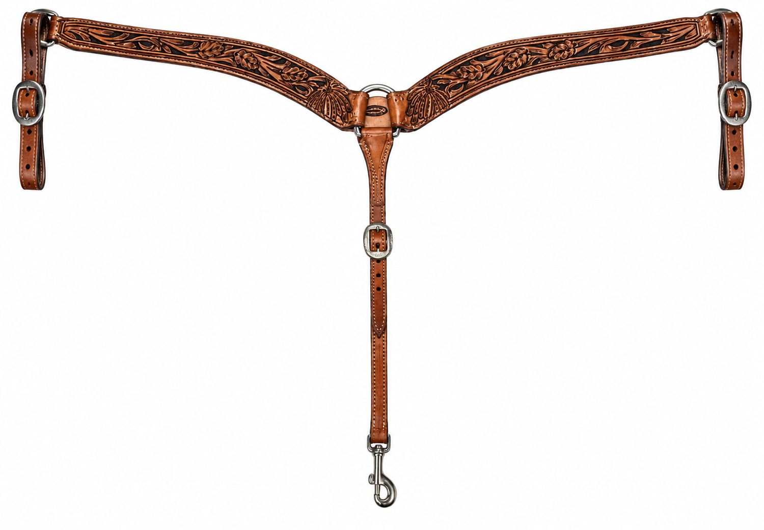 Jeff Smith Light Oil W/Antique Stain Breast Collar Jeff Smith Light Oil W/Antique Stain Breast Collar