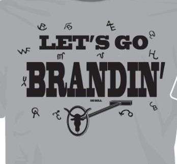 Moss Bros. Graphic T-Shirt Brandin'  NB-3327, XS-5X: S