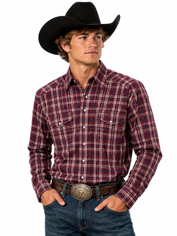 Wrangler® Wrinkle Resist Long Sleeve Shirt 112318652