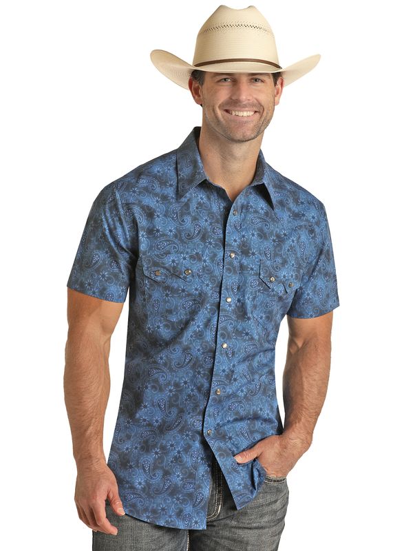 Rock & Roll Mens Short Sleeve Shirt