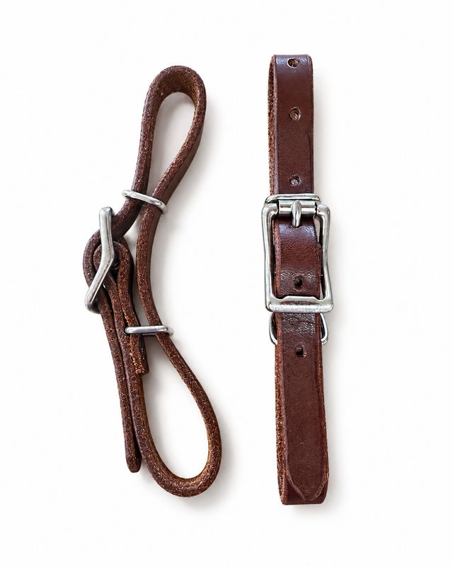 Wyoming Saddle Company Leather Curb Strap WYOCB