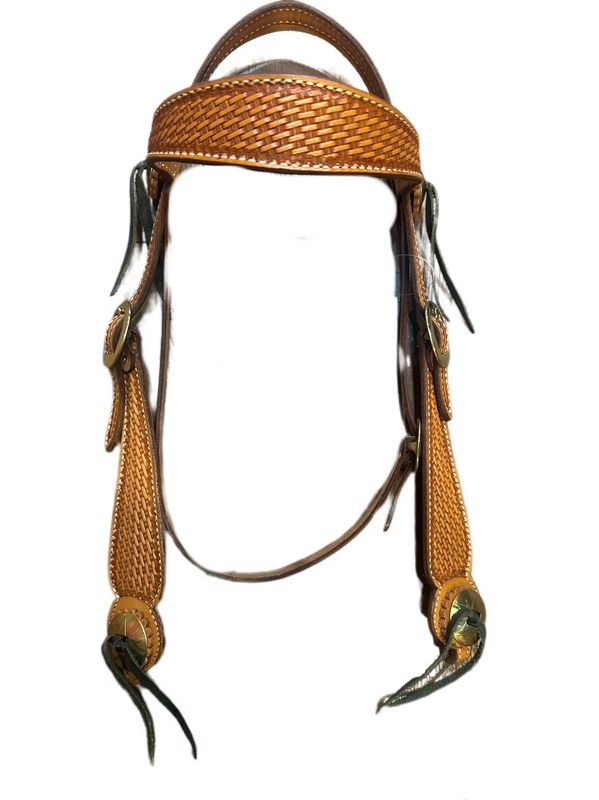 Billy Cook Basketweave Headstall