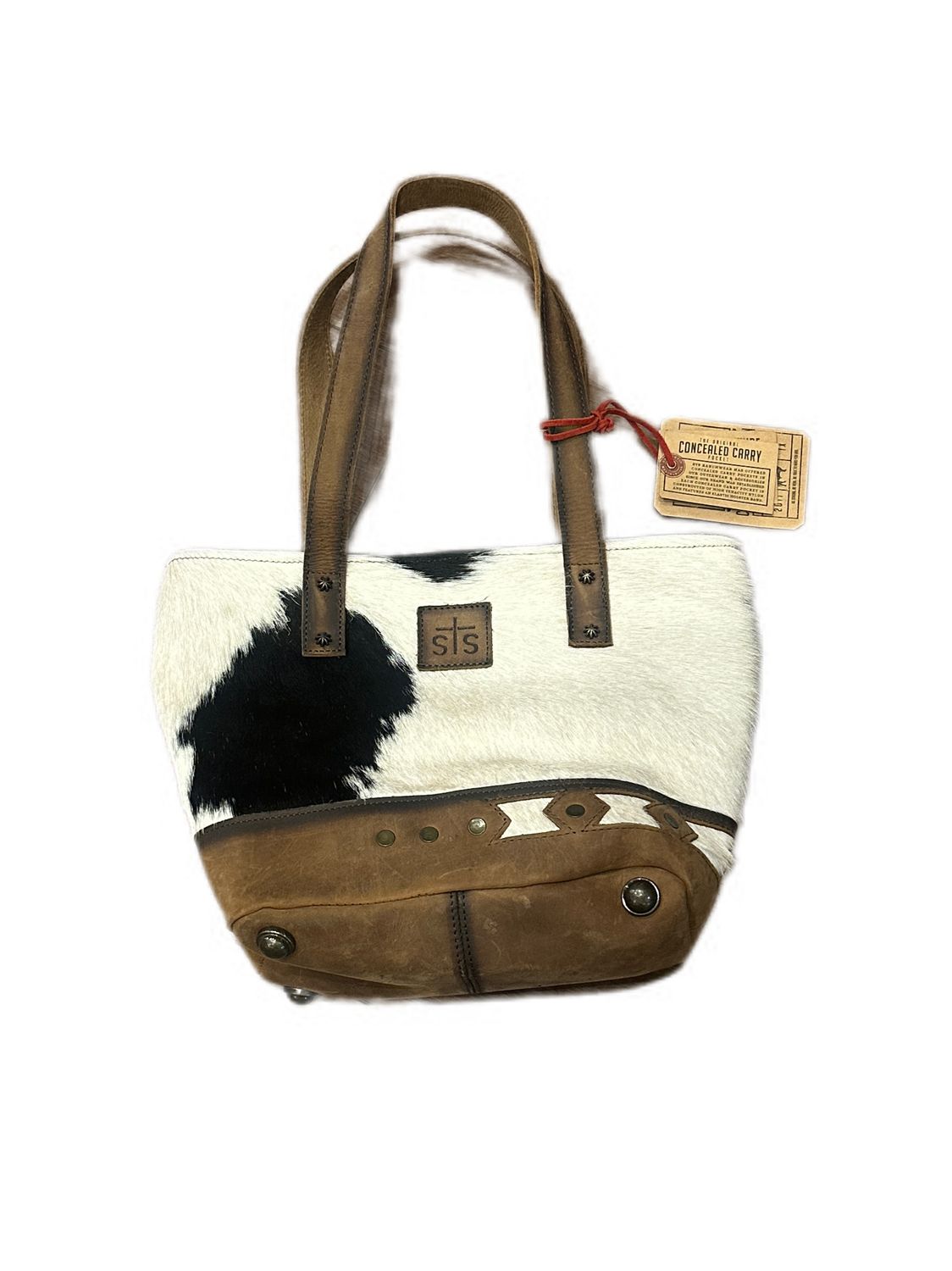 STS Ranchwear Roswell Cowhide Small Tote