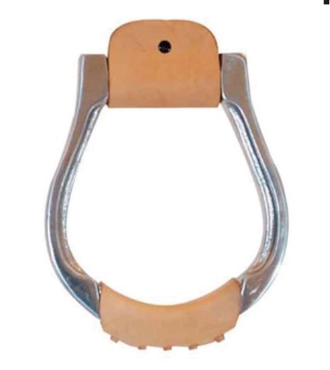AHE Aluminum 1" Ox Bow Plain Stirrups 254-500