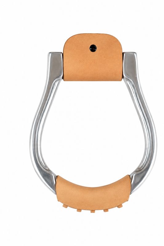 AHE Aluminum 1" Ox Bow Plain Stirrups 254-500