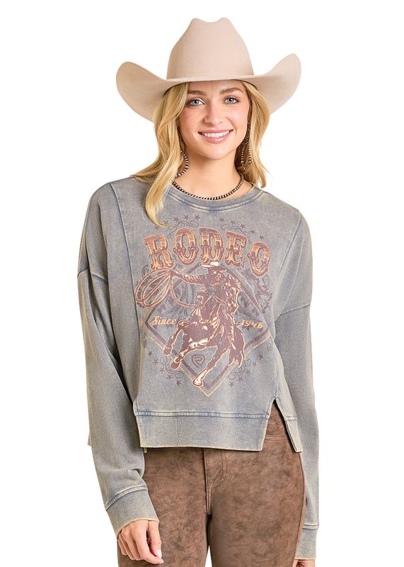 Rock & Roll Graphic Pullover With Vents BW91T07317