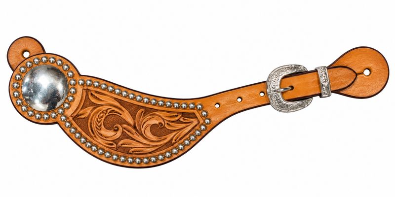 Billy Cook Tooled Spur Straps 15693R