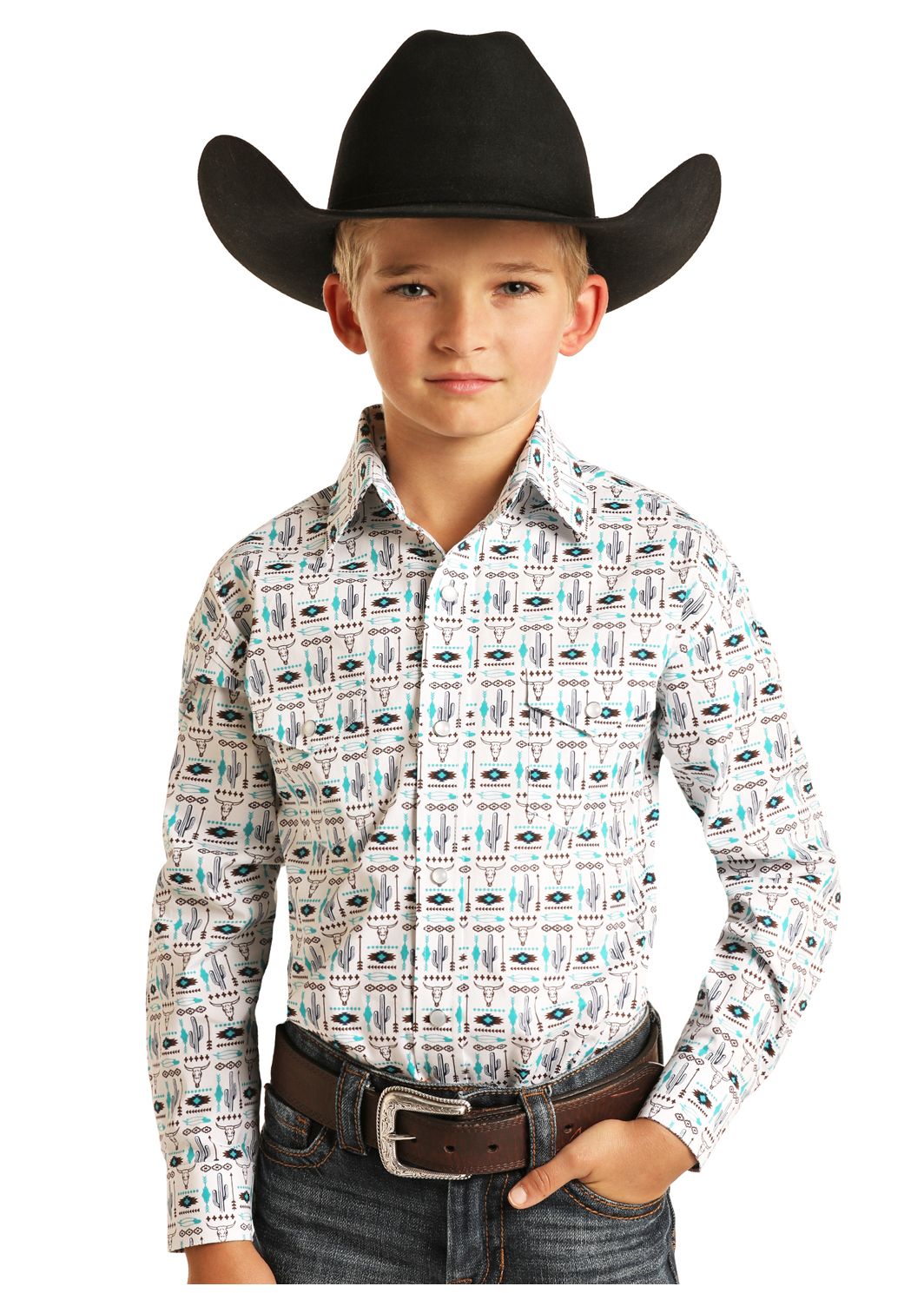 Rock & Roll Cowboy Rough Stock R2S1203, Shirts - Kids: X Small