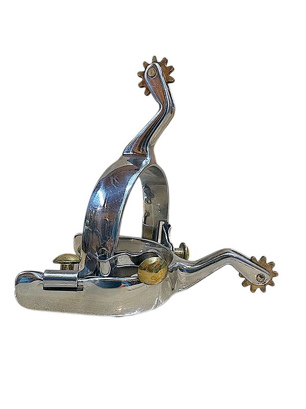 AHE Hilton Stainless Steel Lightweight Ladies Cutter Spurs 258-040