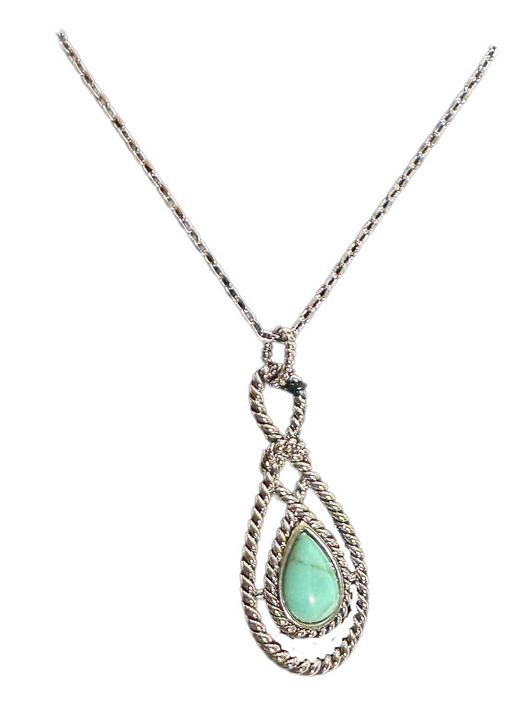 Montana Silver Bowline Knot Turquoise NC5468