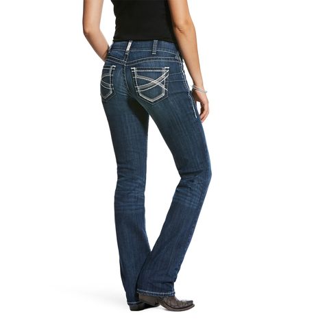 Ariat R.E.A.L. Mid Rise Stretch Ivy Stackable Straight Leg Jean 10024300 Ariat R.E.A.L. Mid Rise Stretch Ivy Stackable Straight Leg Jean 10024300, Womens Plus Size Jeans: 16wr