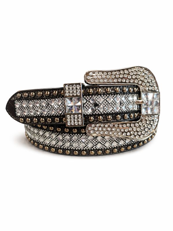 Nocona Black Bling Belt XL N320004036