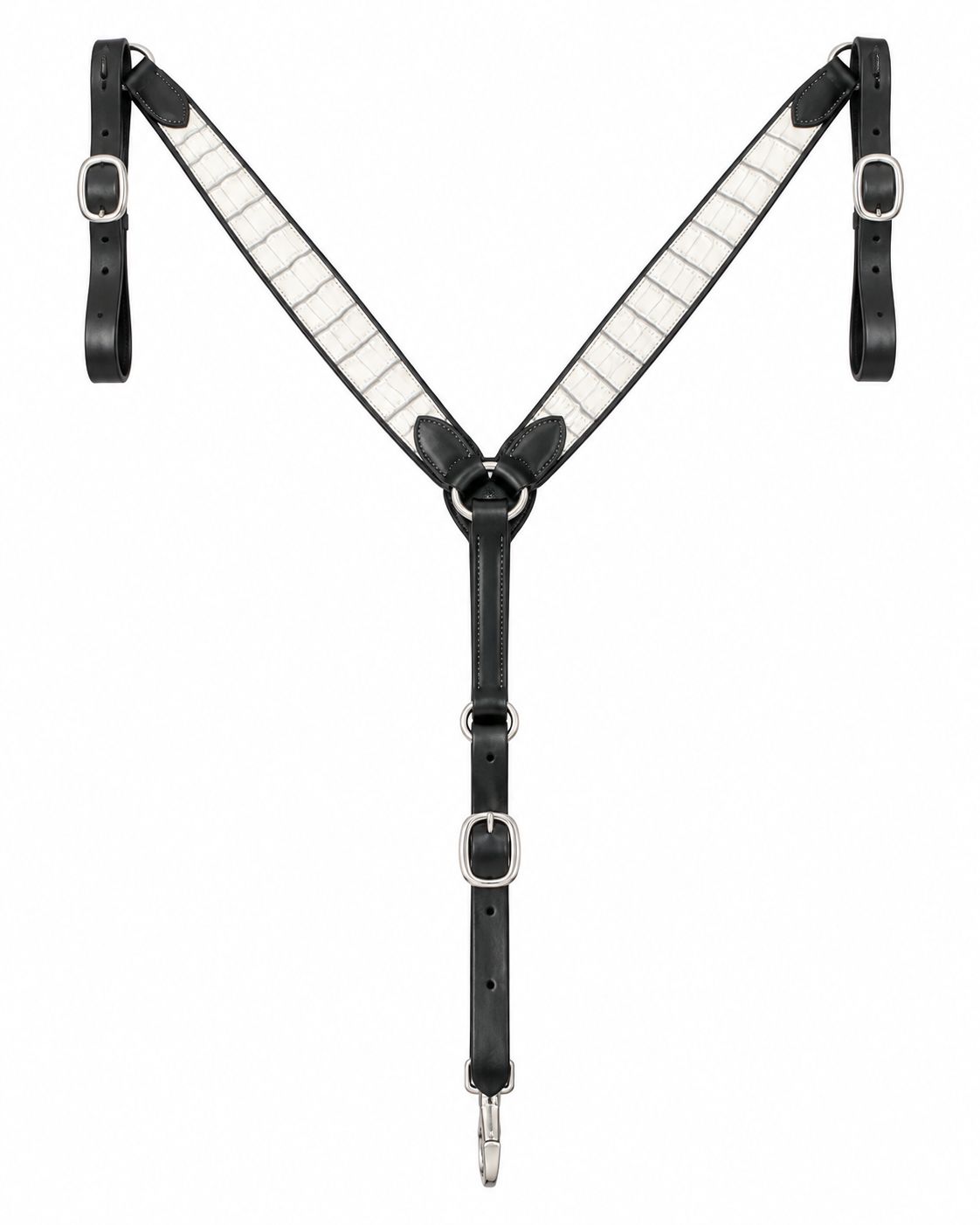 Lightly Used Double J Caiman Headstall and Breast Collar Lightly Used Double J Caiman Headstall and Breast Collar